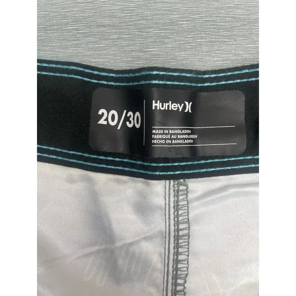 HURLEY BOY'S DOODLE PARADISE BOARDSHORTS SIZE 20/30 INSEAM 9